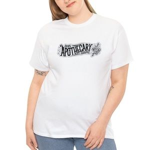 Dark Apothecary Shoppe Snake Witchy Spooky Halloween Short Sleeve White T Shirt